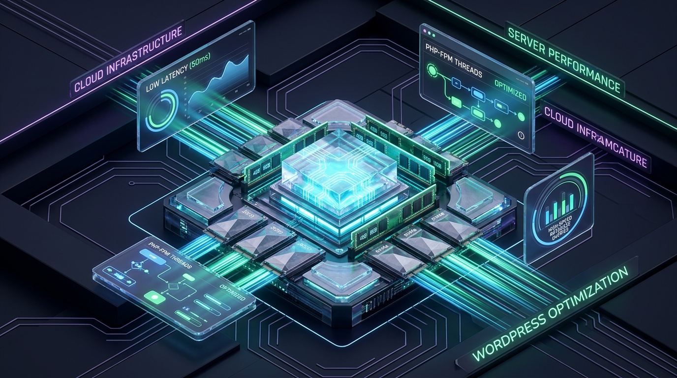 ¿Cuánta Memoria RAM y vCPU Necesita WordPress Realmente en 2026? (Guía de Dimensionamiento para Hosting y VPS)