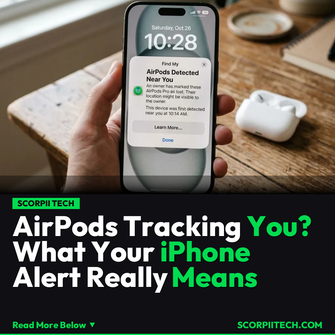 AirPods Tracking You? What Your iPhone Alert Really Means