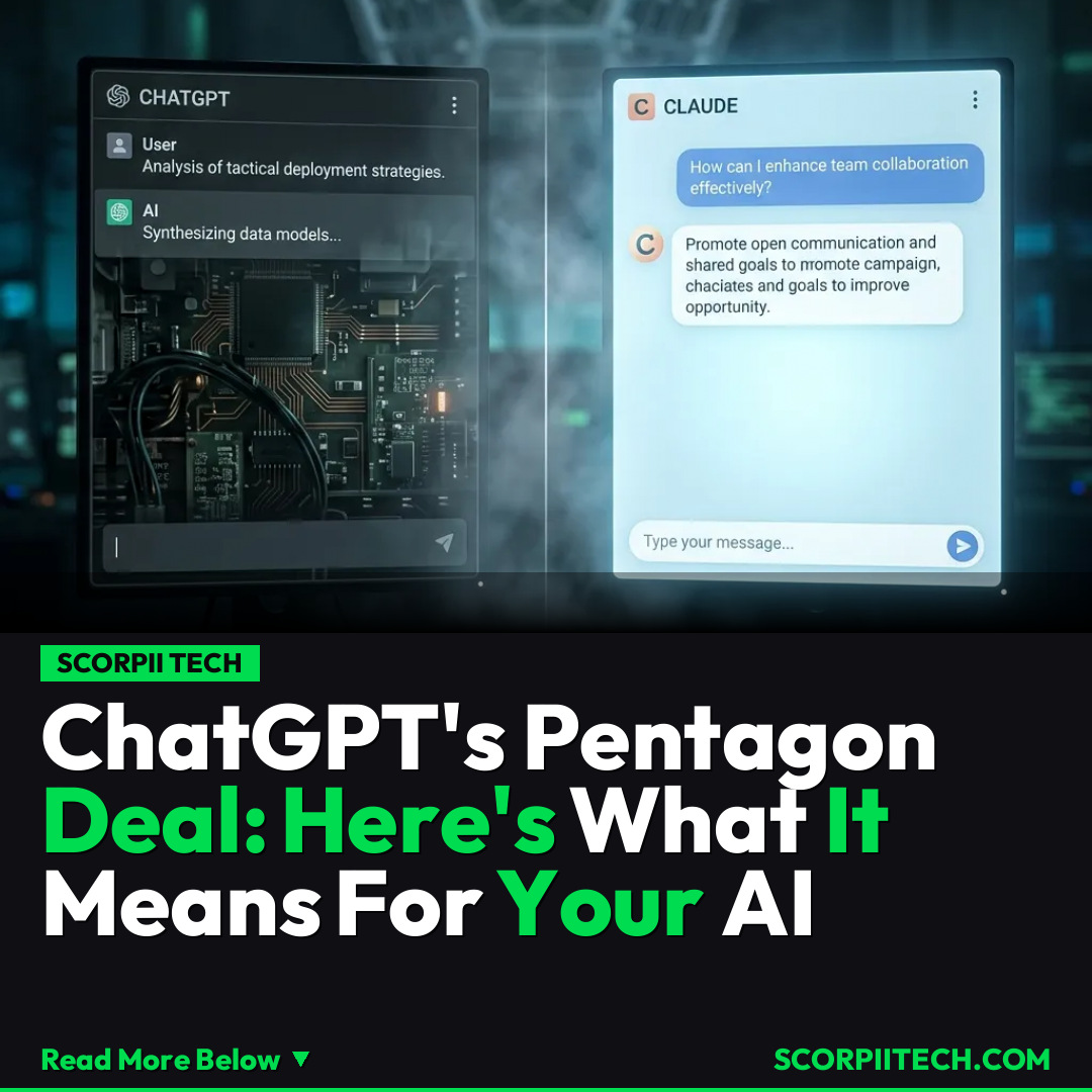 ChatGPT's Pentagon Deal: Here's What It Means For Your AI