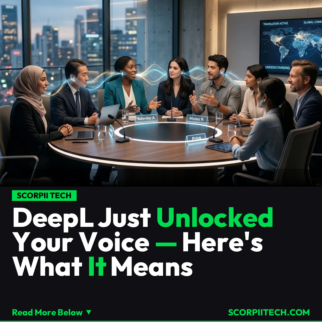 DeepL Just Unlocked Your Voice — Here's What It Means
