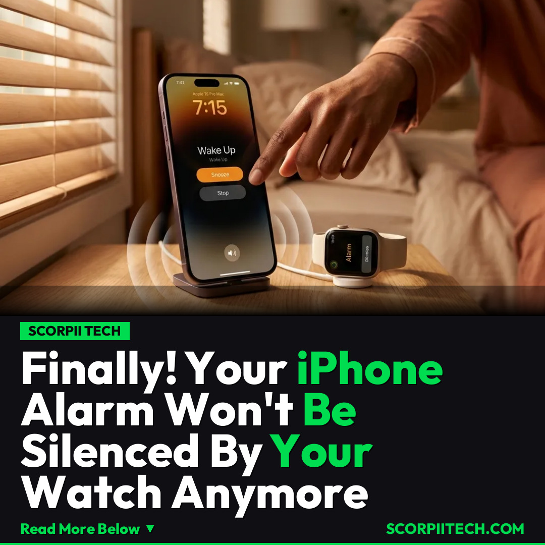 Finally! Your iPhone Alarm Won't Be Silenced By Your Watch Anymore