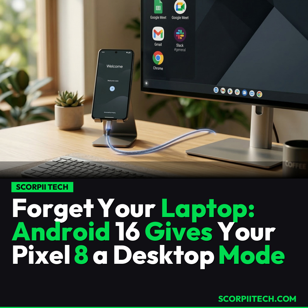 Forget Your Laptop: Android 16 Gives Your Pixel 8 a Desktop Mode