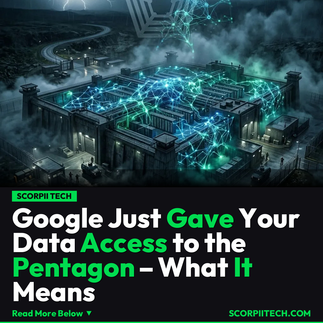 Google Just Gave Your Data Access to the Pentagon – What It Means
