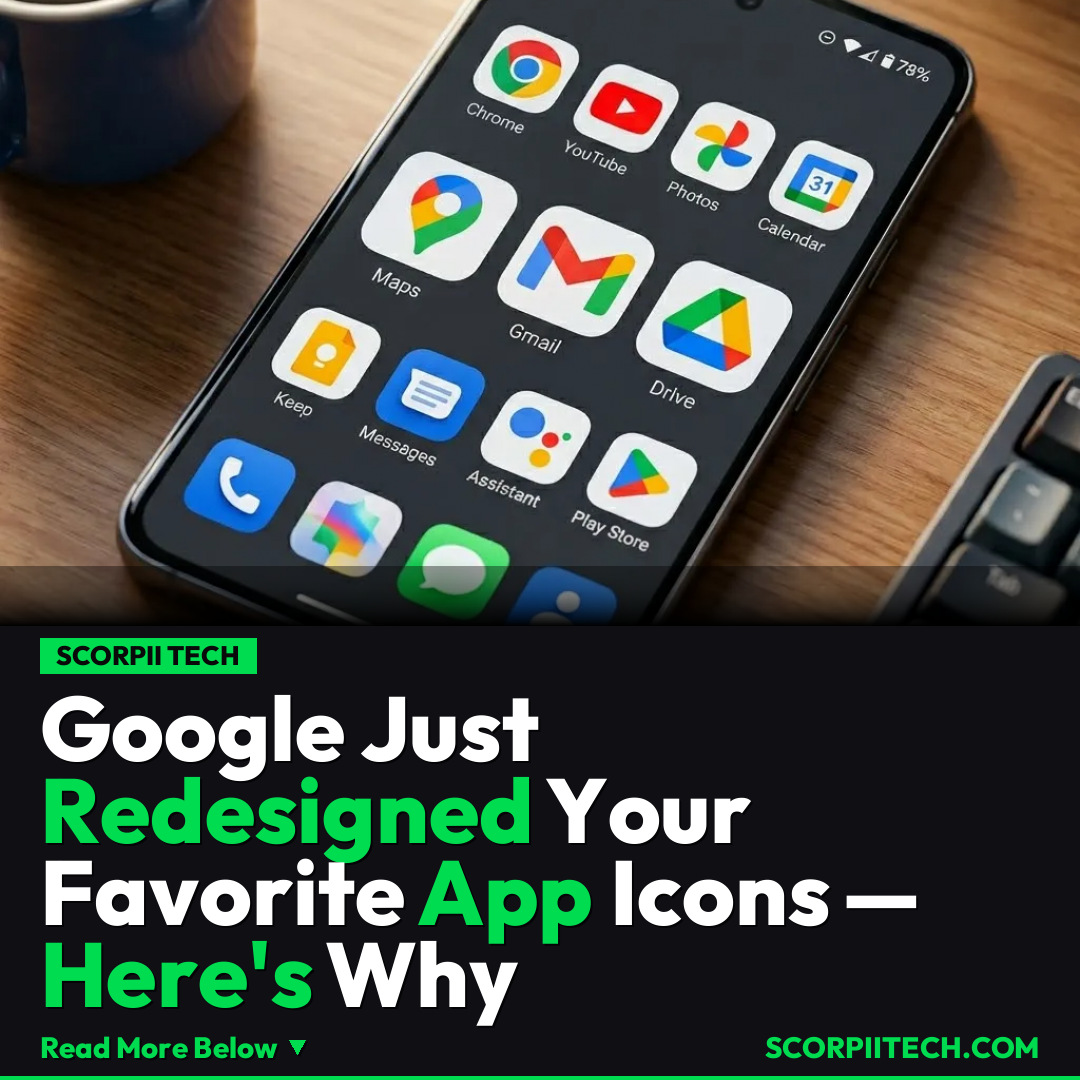 Google Just Redesigned Your Favorite App Icons — Here's Why