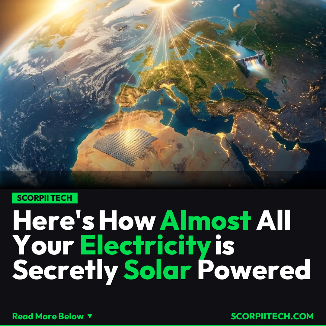 Here's How Almost All Your Electricity is Secretly Solar Powered