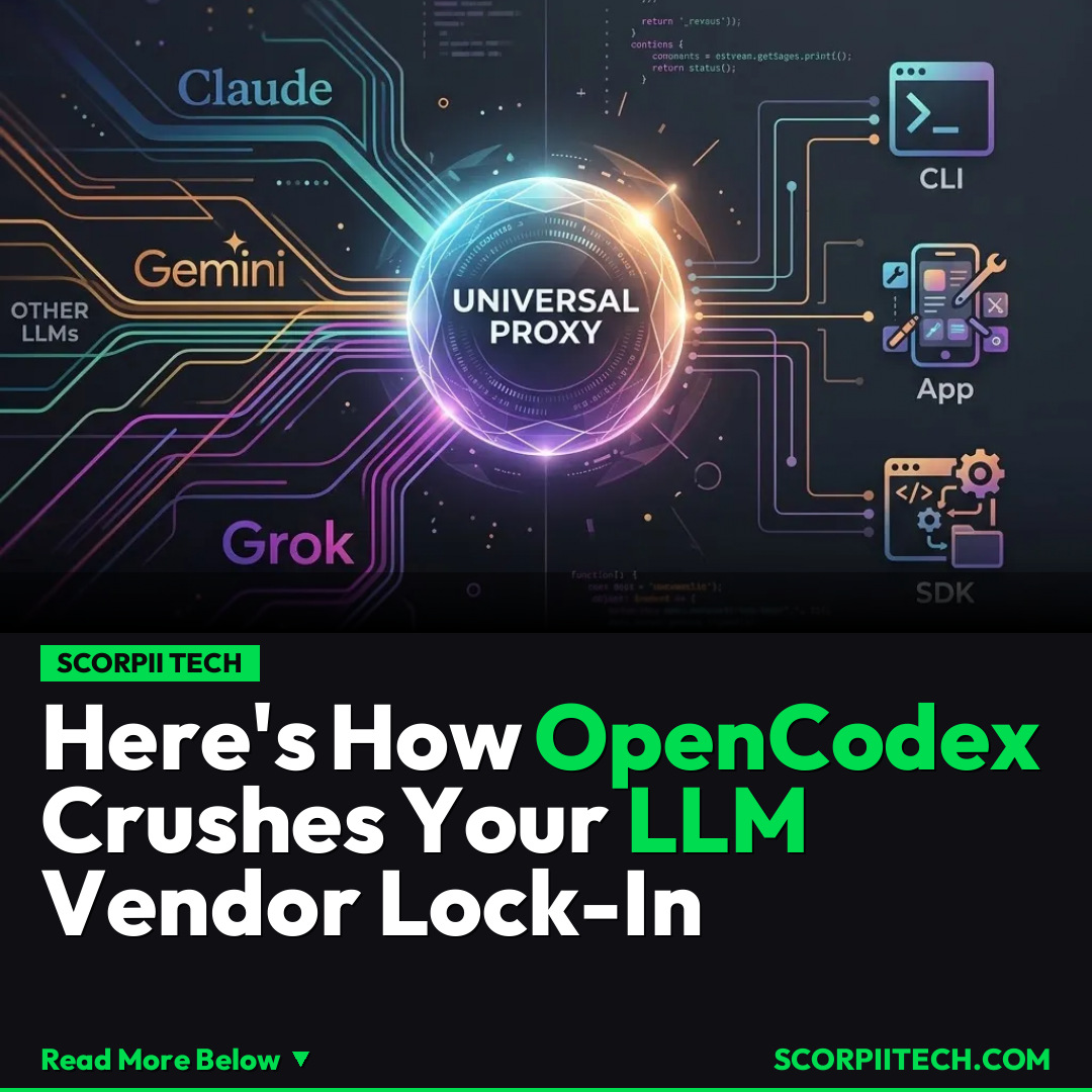 Here's How OpenCodex Crushes Your LLM Vendor Lock-In