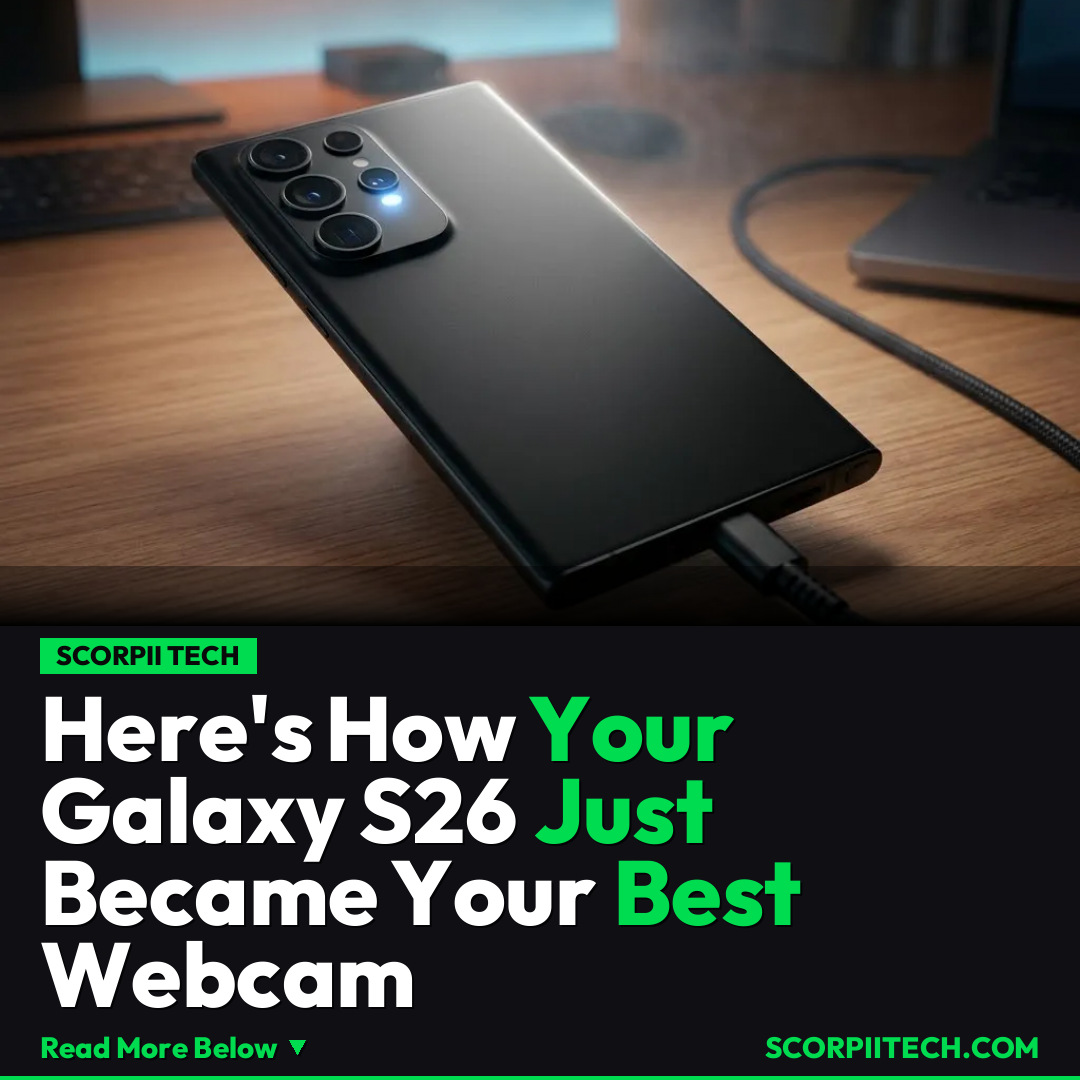 Here's How Your Galaxy S26 Just Became Your Best Webcam