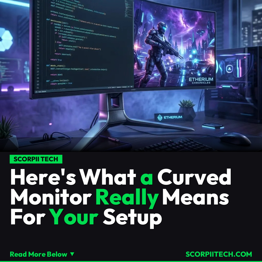Here's What a Curved Monitor Really Means For Your Setup