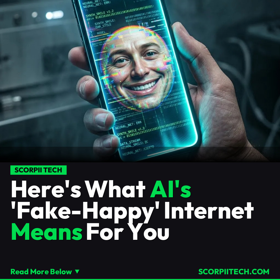 Here's What AI's 'Fake-Happy' Internet Means For You