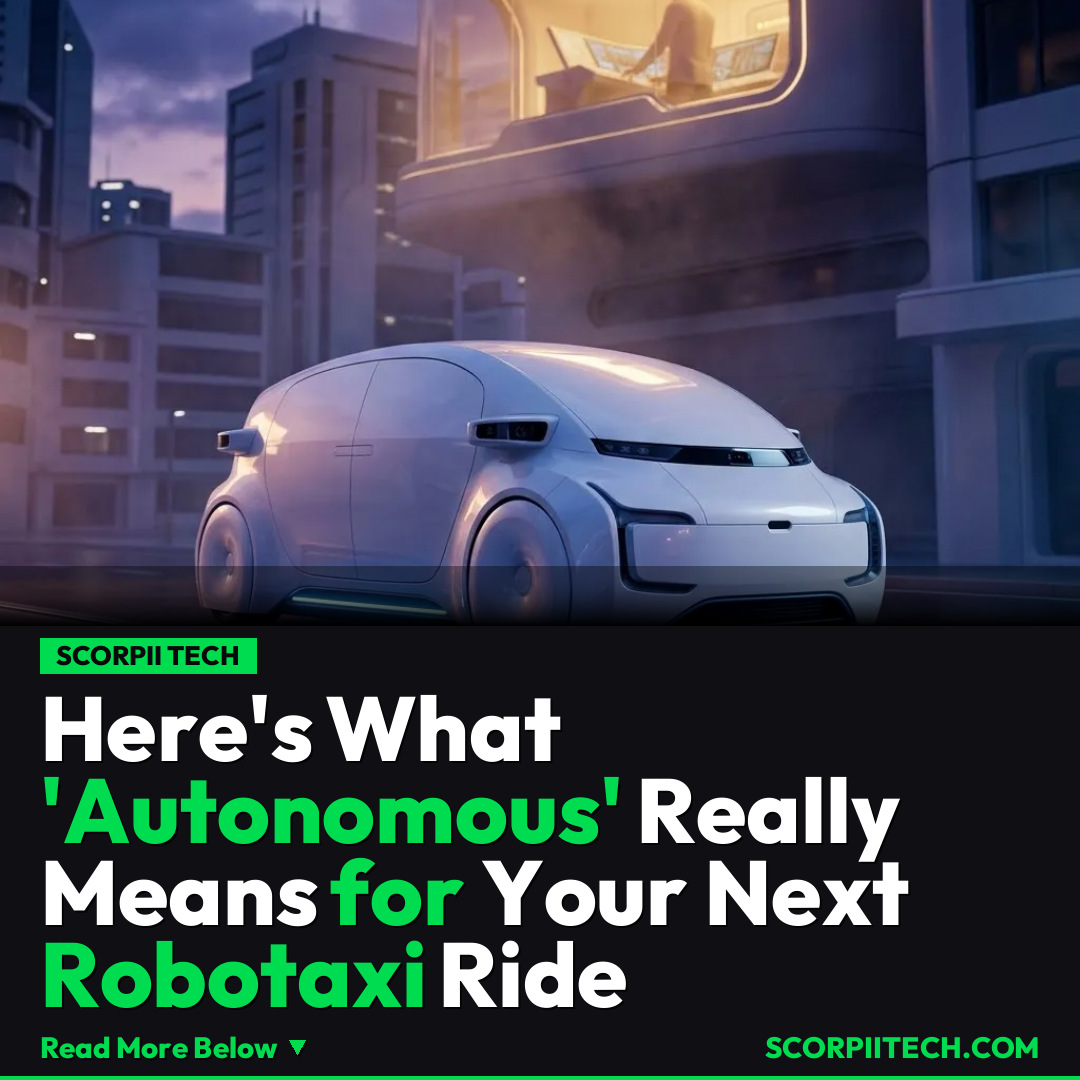 Here's What 'Autonomous' Really Means for Your Next Robotaxi Ride
