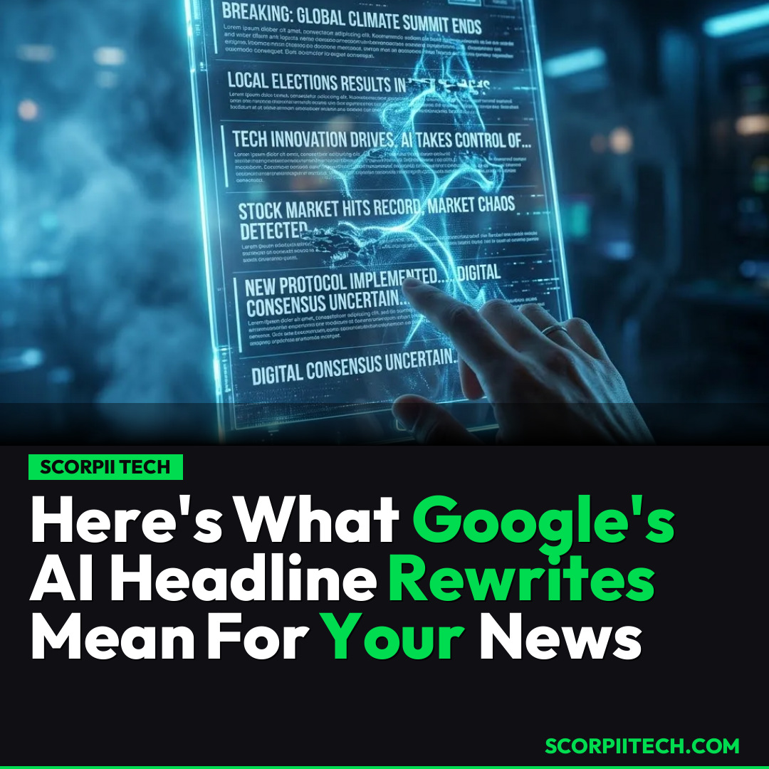 Here's What Google's AI Headline Rewrites Mean For Your News