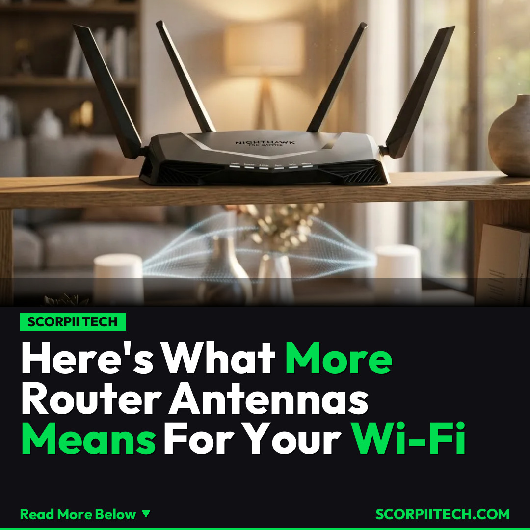 Here's What More Router Antennas Means For Your Wi-Fi