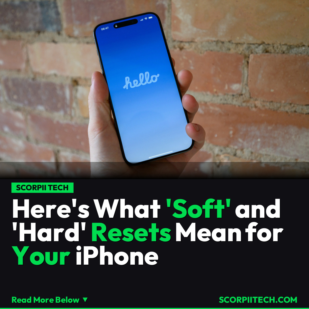 Here's What 'Soft' and 'Hard' Resets Mean for Your iPhone