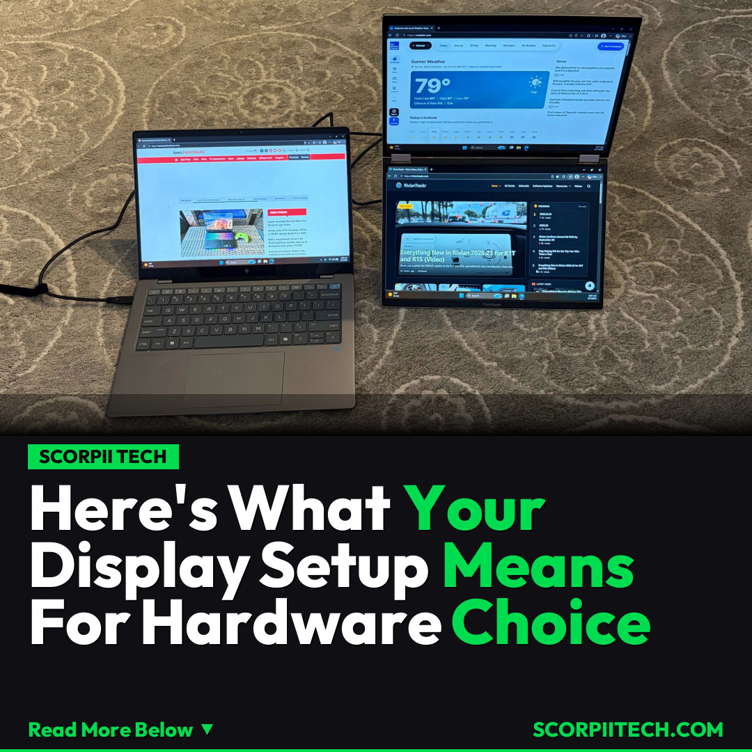 Here's What Your Display Setup Means For Hardware Choice