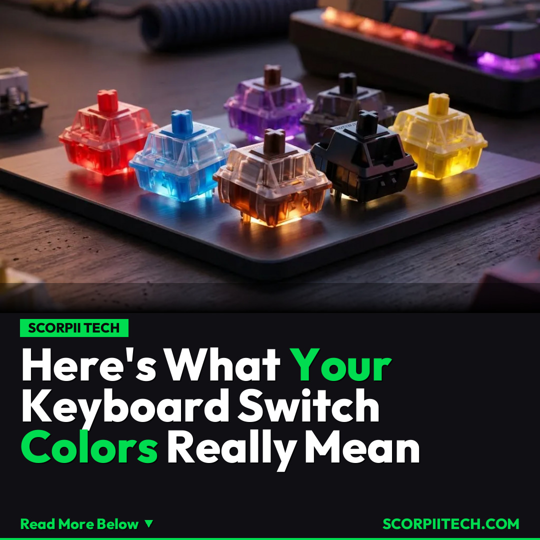 Here's What Your Keyboard Switch Colors Really Mean