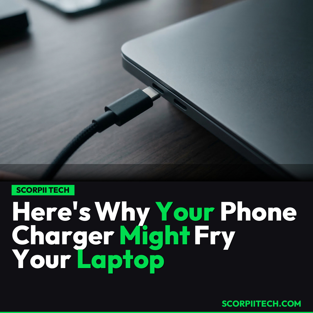 Here's Why Your Phone Charger Might Fry Your Laptop