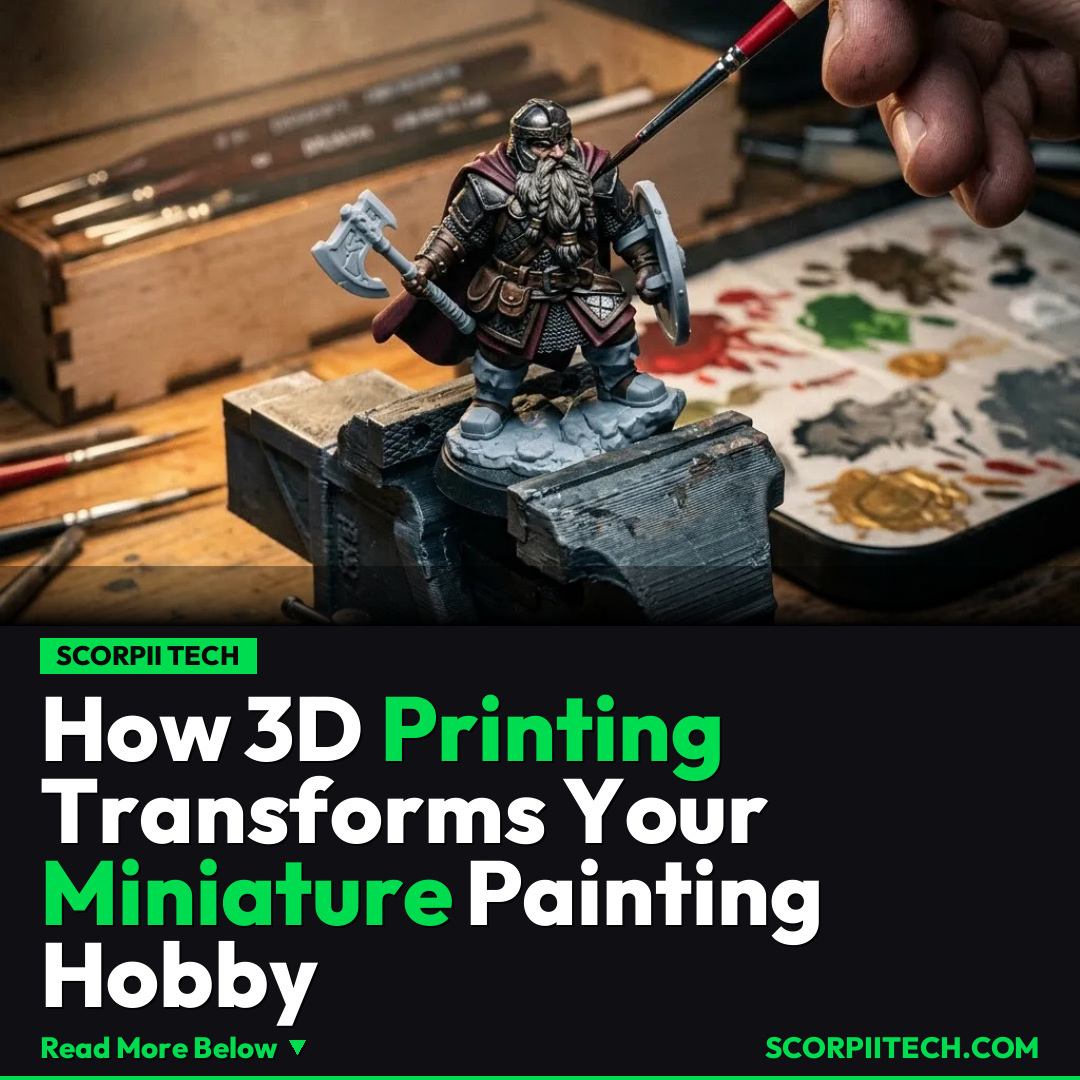 How 3D Printing Transforms Your Miniature Painting Hobby