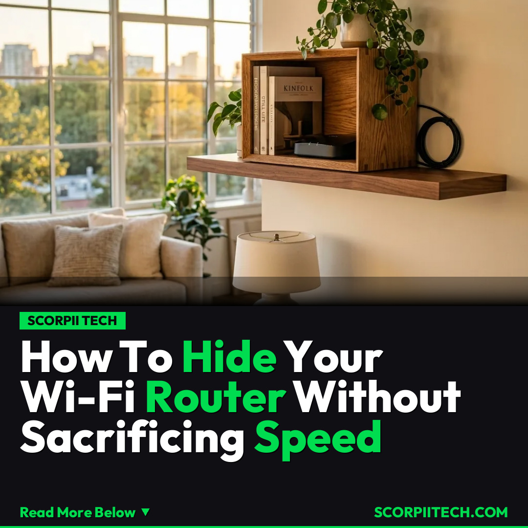 How To Hide Your Wi-Fi Router Without Sacrificing Speed
