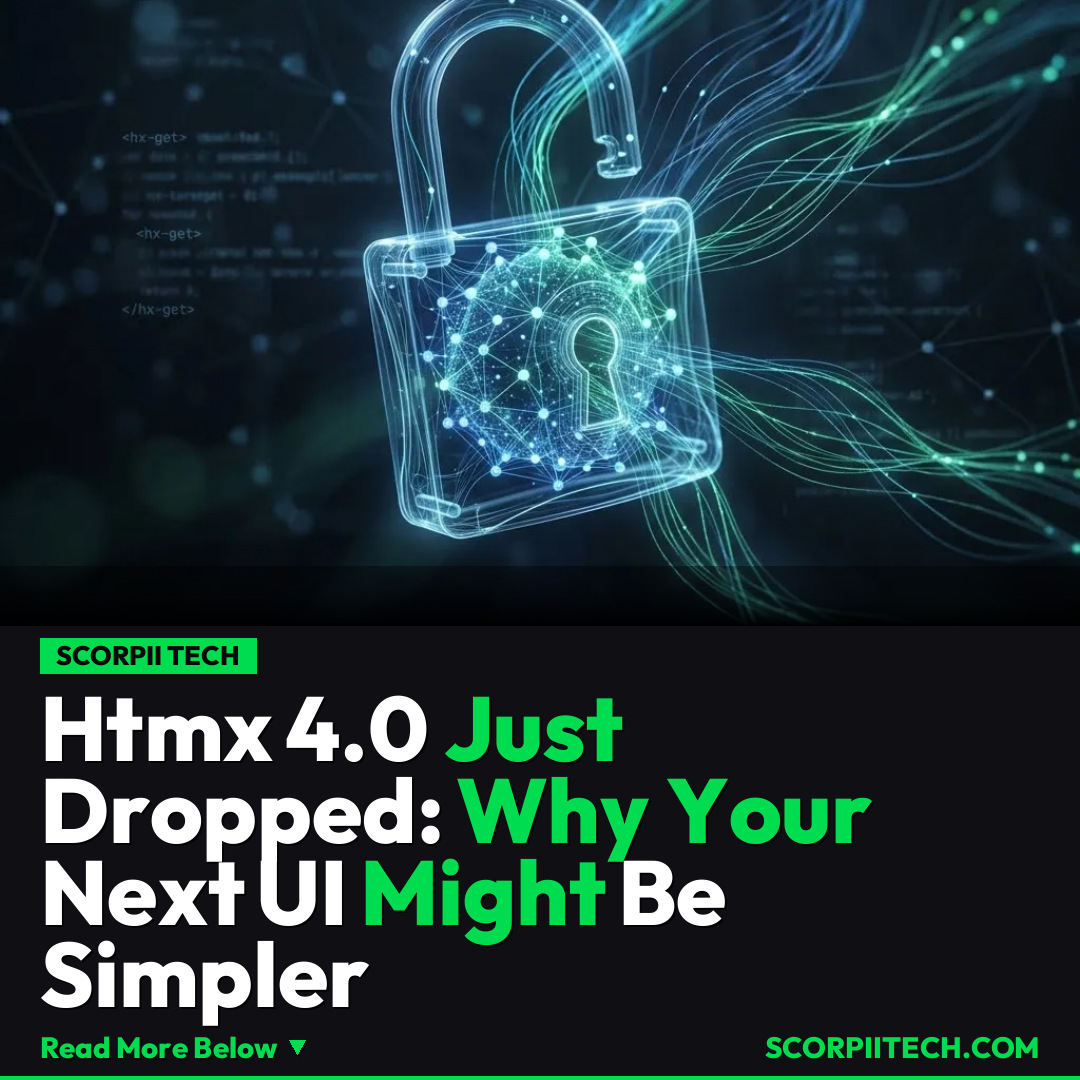 Htmx 4.0 Just Dropped: Why Your Next UI Might Be Simpler