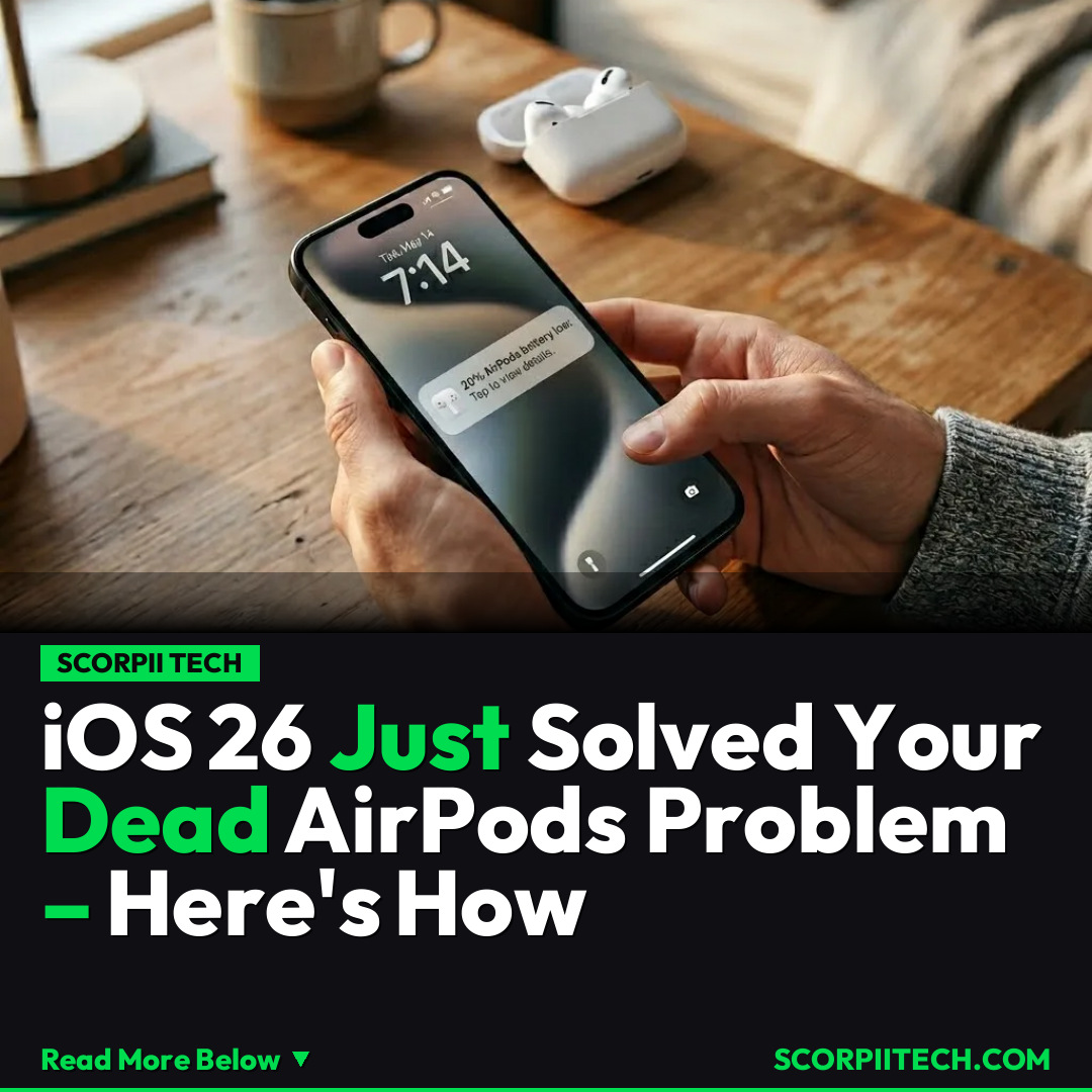 iOS 26 Just Solved Your Dead AirPods Problem – Here's How