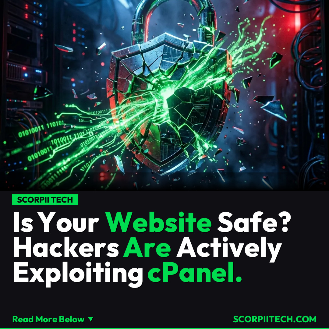 Is Your Website Safe? Hackers Are Actively Exploiting cPanel.