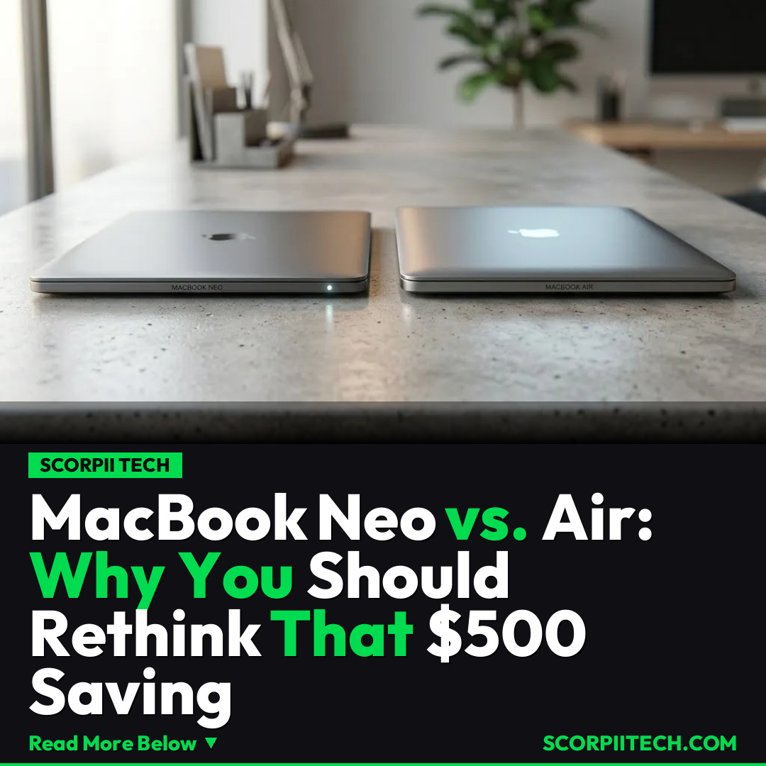 MacBook Neo vs. Air: Why You Should Rethink That $500 Saving