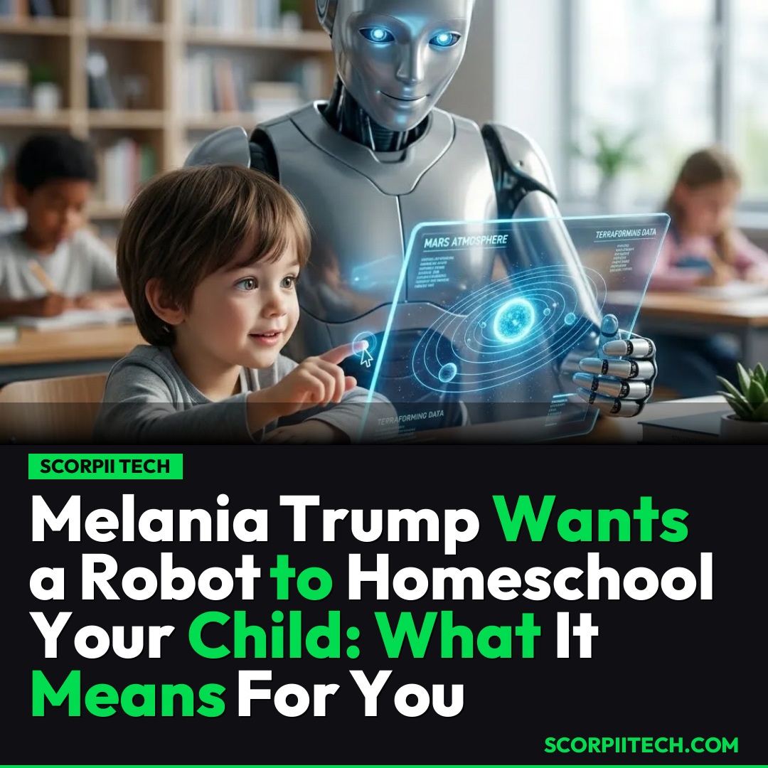 Melania Trump Wants a Robot to Homeschool Your Child: What It Means For You