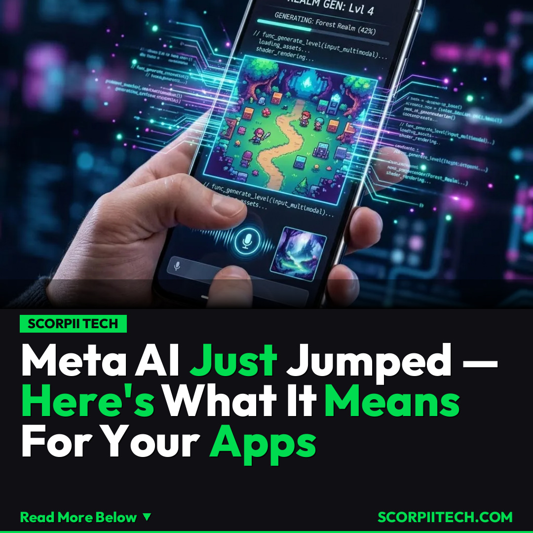 Meta AI Just Jumped — Here's What It Means For Your Apps