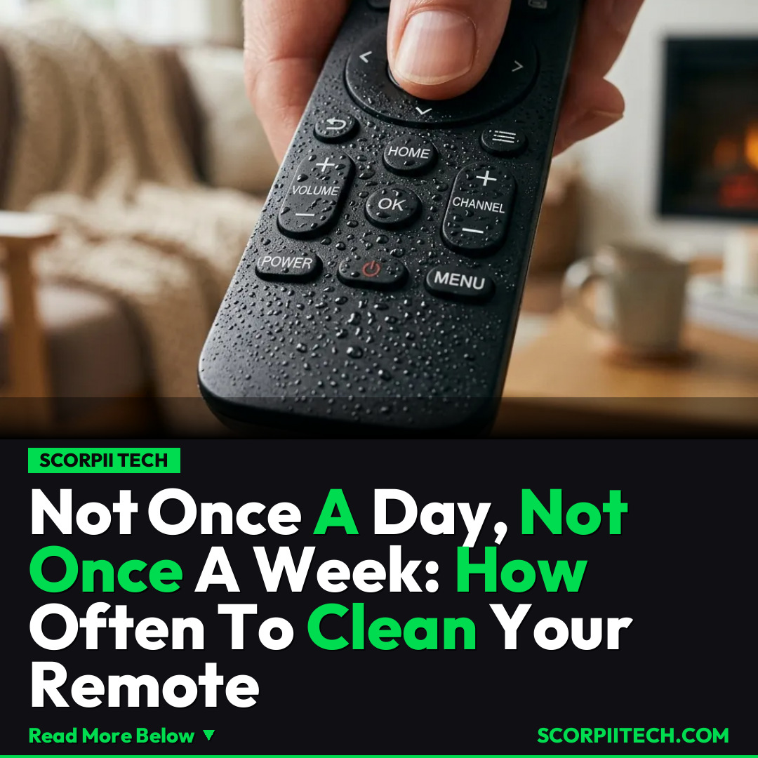 Not Once A Day, Not Once A Week: How Often To Clean Your Remote