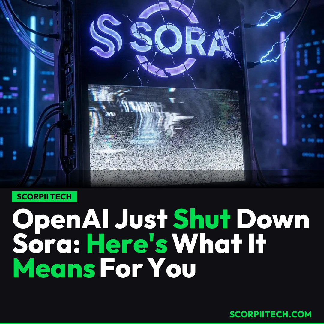 OpenAI Just Shut Down Sora: Here's What It Means For You