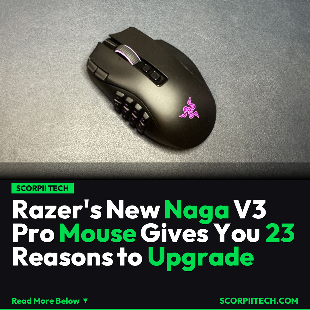Razer's New Naga V3 Pro Mouse Gives You 23 Reasons to Upgrade