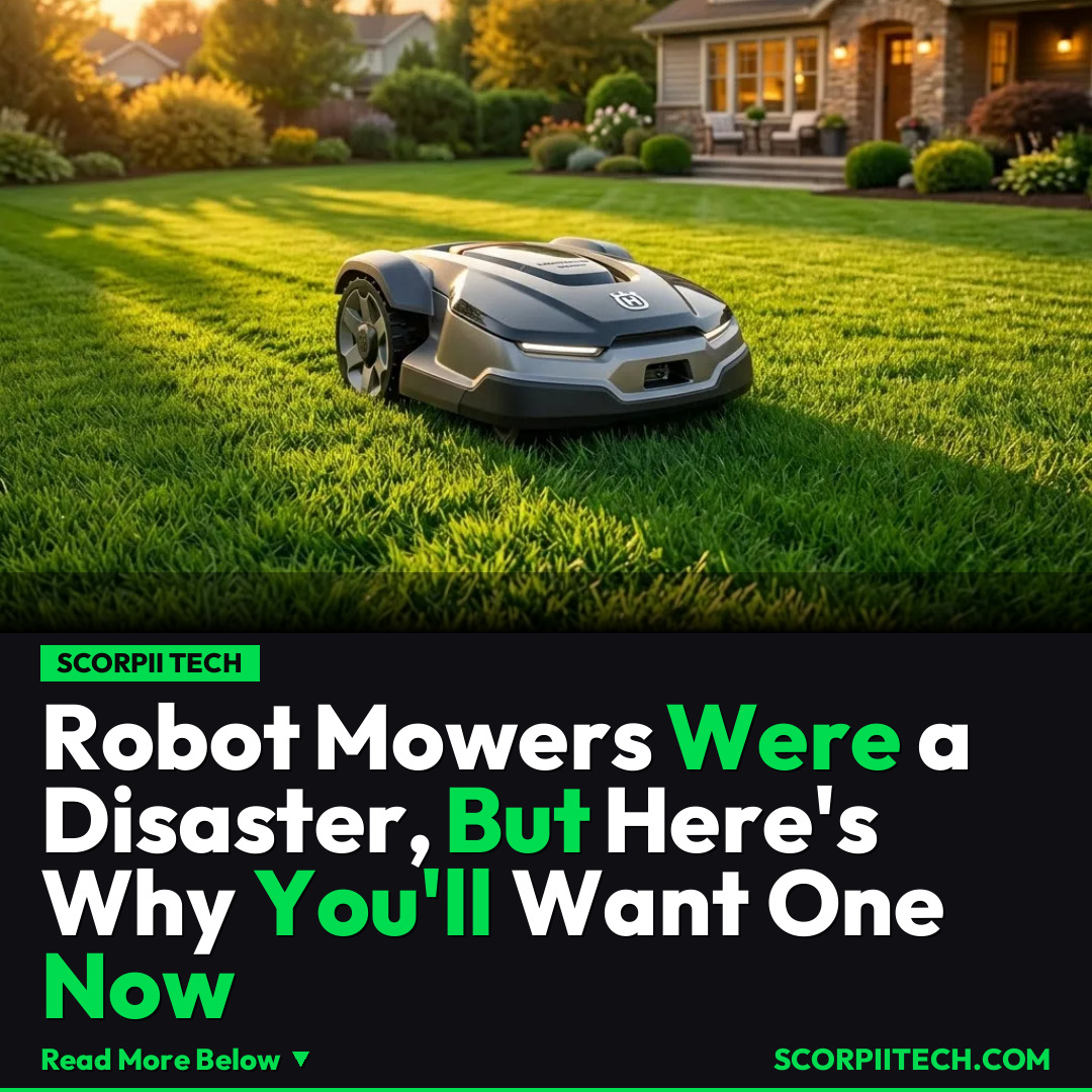 Robot Mowers Were a Disaster, But Here's Why You'll Want One Now