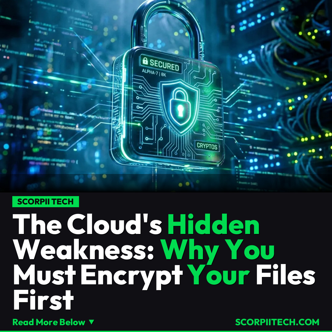 The Cloud's Hidden Weakness: Why You Must Encrypt Your Files First