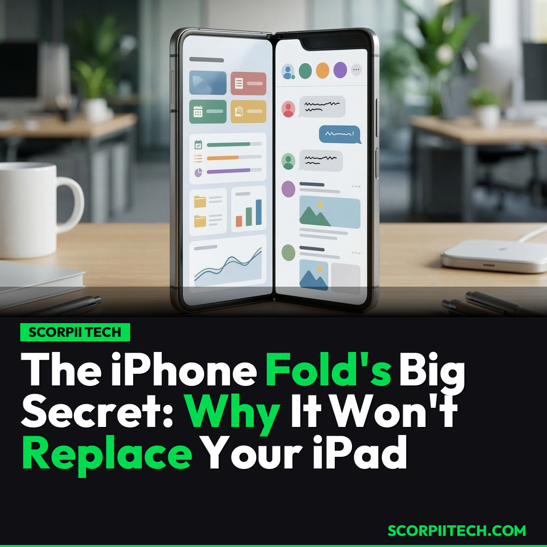 The iPhone Fold's Big Secret: Why It Won't Replace Your iPad