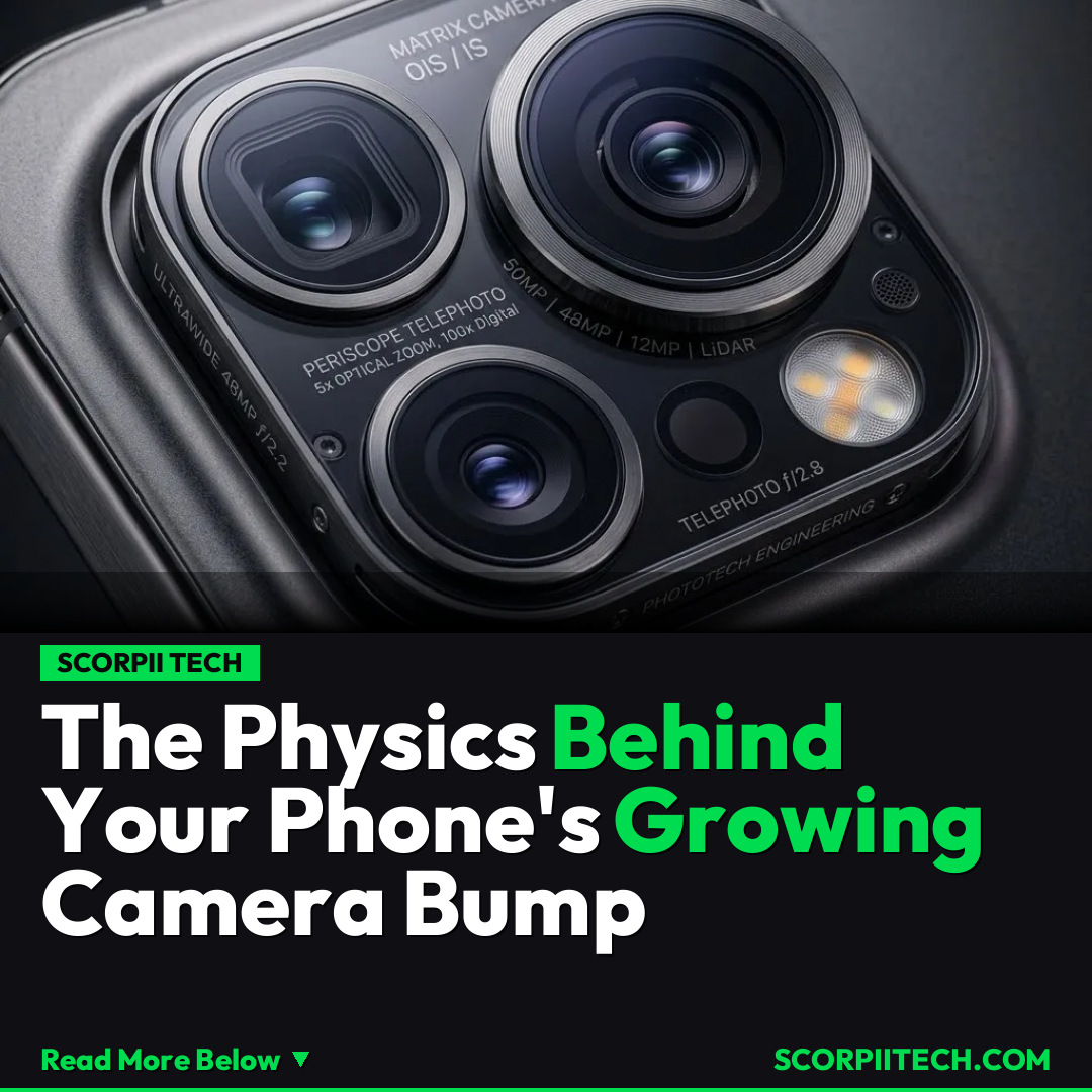 The Physics Behind Your Phone's Growing Camera Bump
