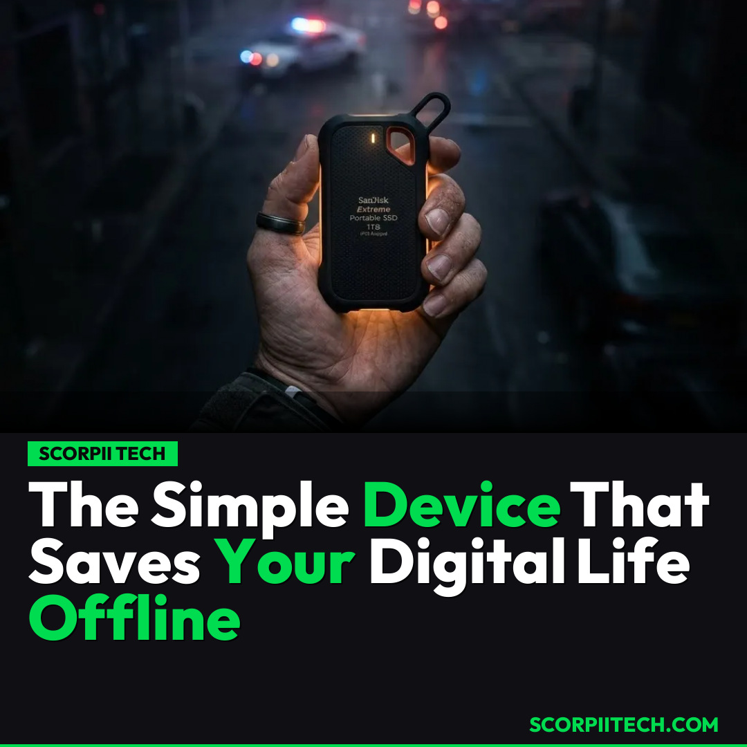 The Simple Device That Saves Your Digital Life Offline