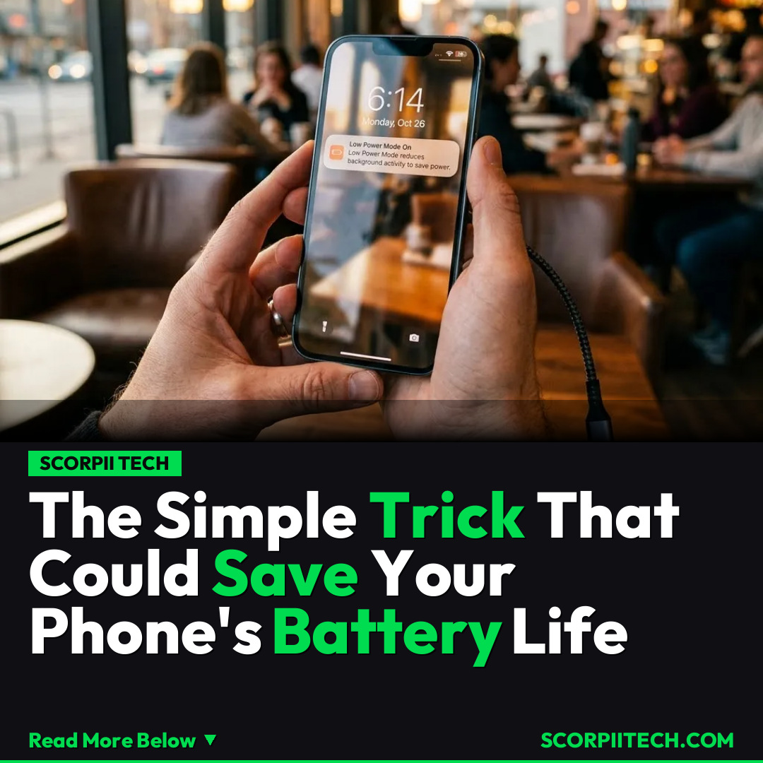 The Simple Trick That Could Save Your Phone's Battery Life