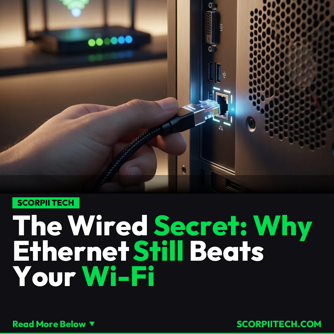 The Wired Secret: Why Ethernet Still Beats Your Wi-Fi