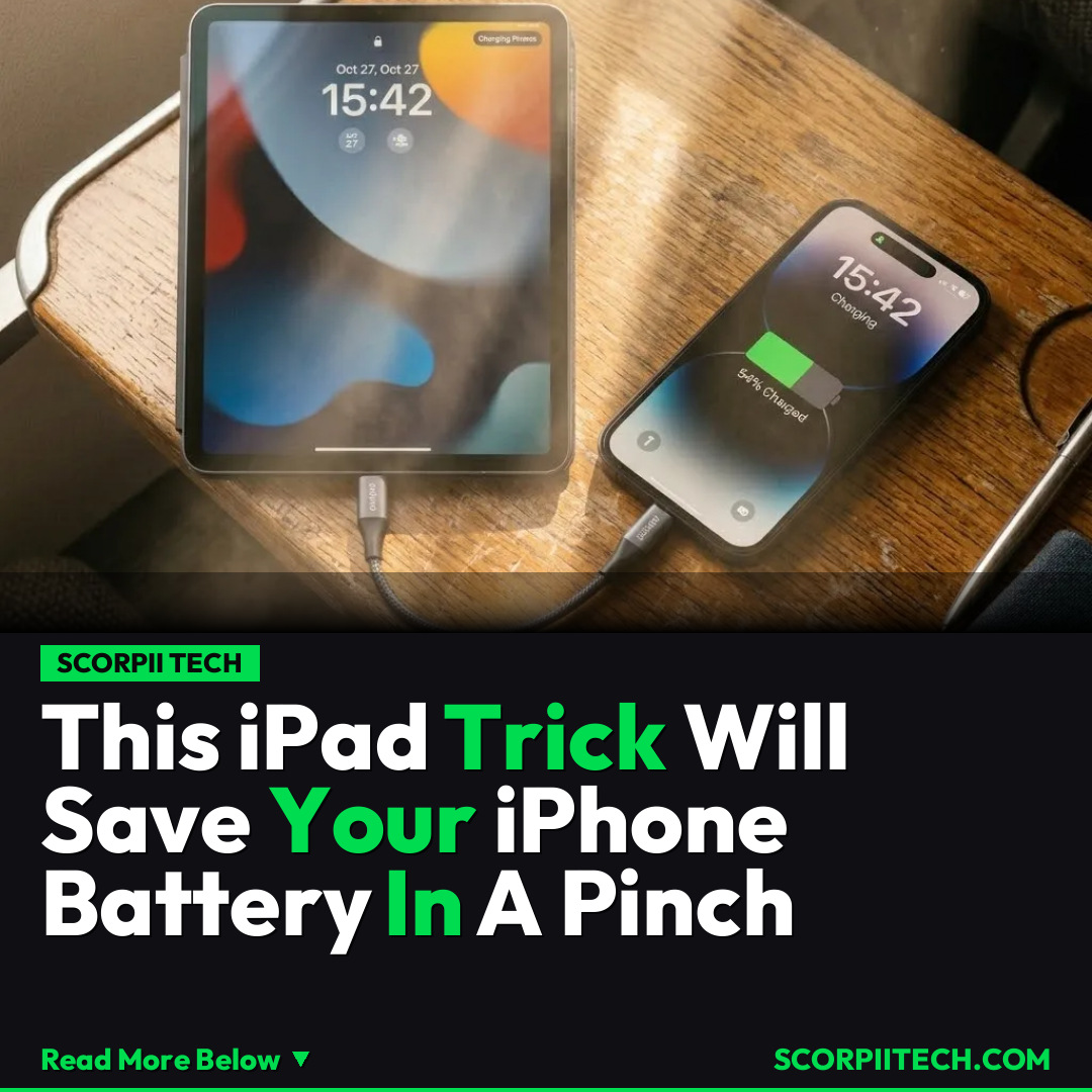 This iPad Trick Will Save Your iPhone Battery In A Pinch