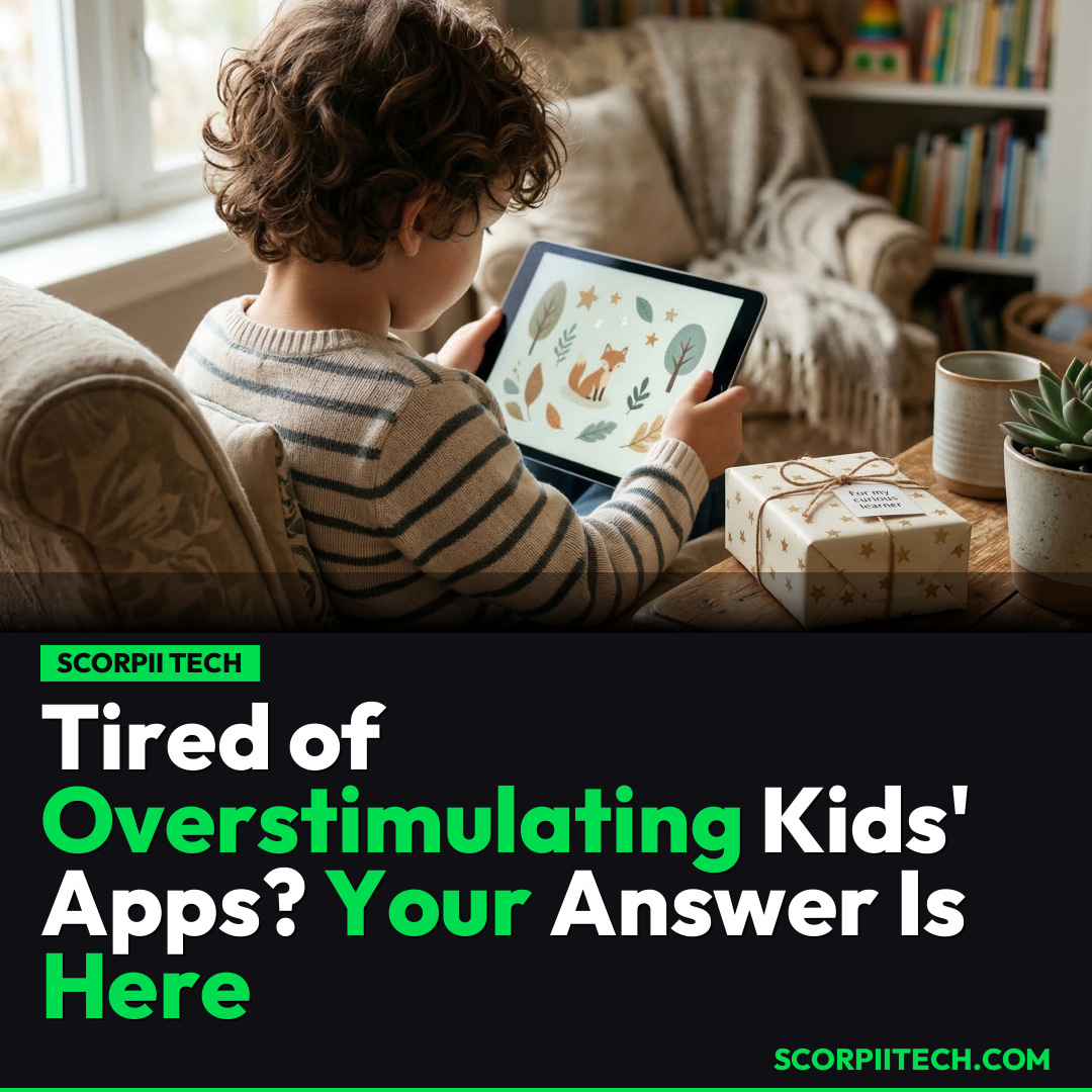 Tired of Overstimulating Kids' Apps? Your Answer Is Here