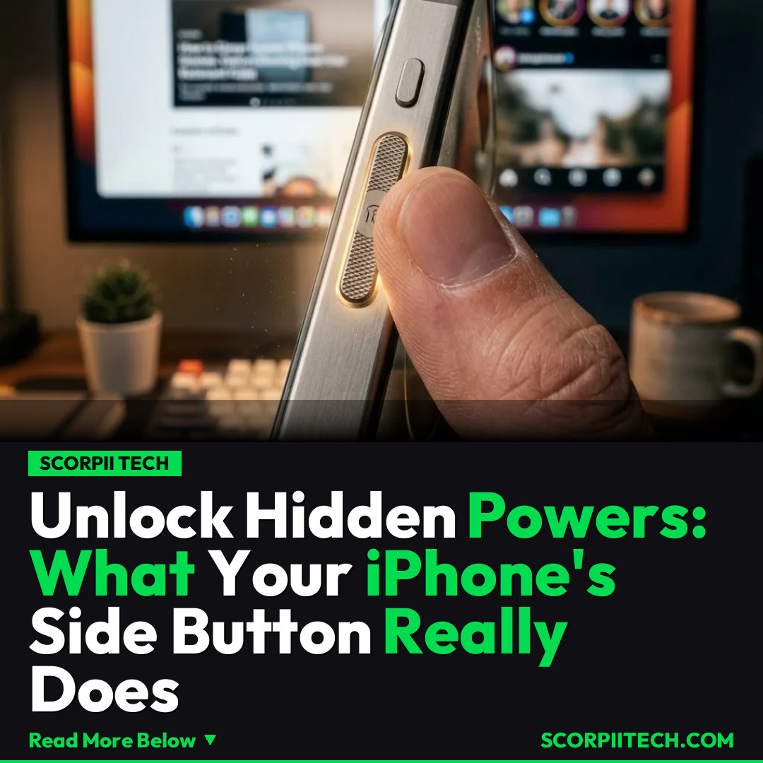 Unlock Hidden Powers: What Your iPhone's Side Button Really Does