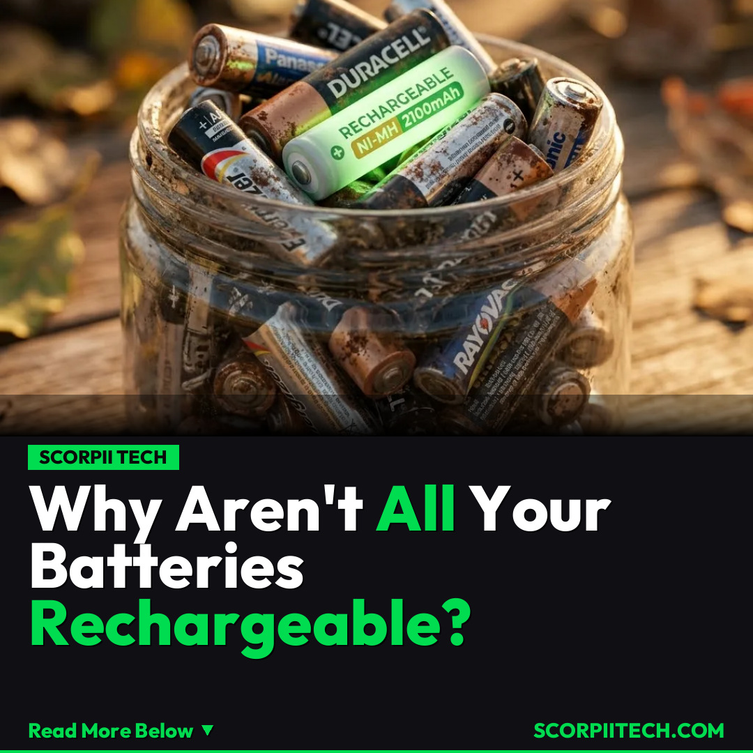 Why Aren't All Your Batteries Rechargeable?