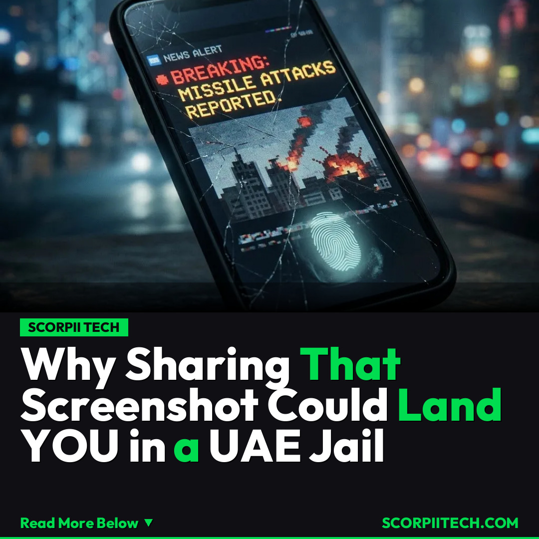 Why Sharing That Screenshot Could Land YOU in a UAE Jail