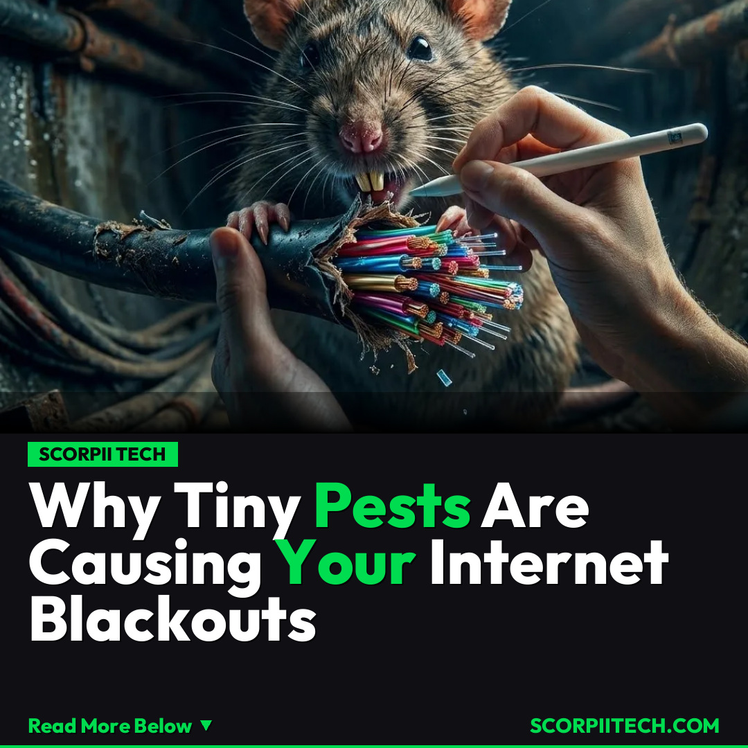 Why Tiny Pests Are Causing Your Internet Blackouts