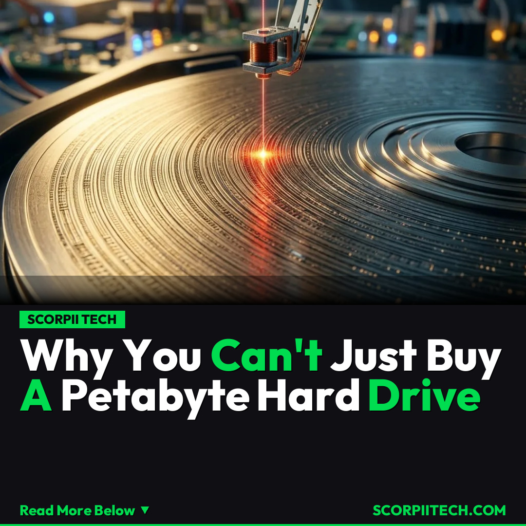 Why You Can't Just Buy A Petabyte Hard Drive
