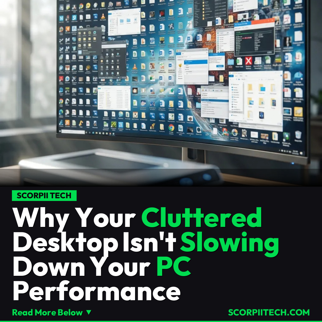 Why Your Cluttered Desktop Isn't Slowing Down Your PC Performance