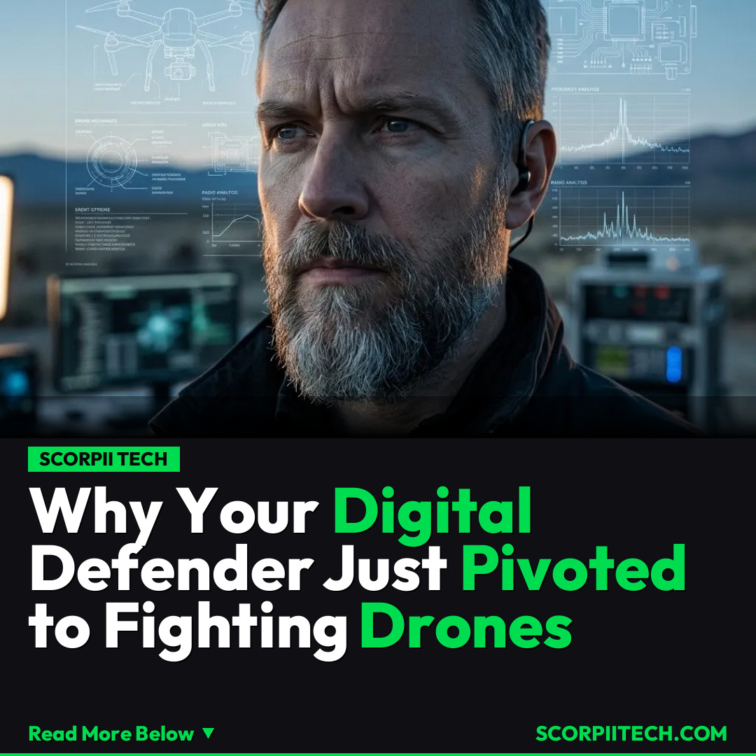 Why Your Digital Defender Just Pivoted to Fighting Drones