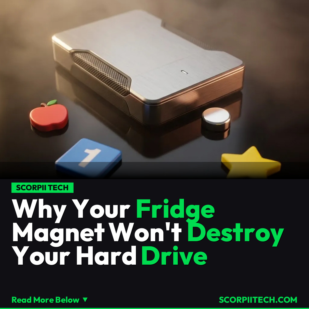 Why Your Fridge Magnet Won't Destroy Your Hard Drive