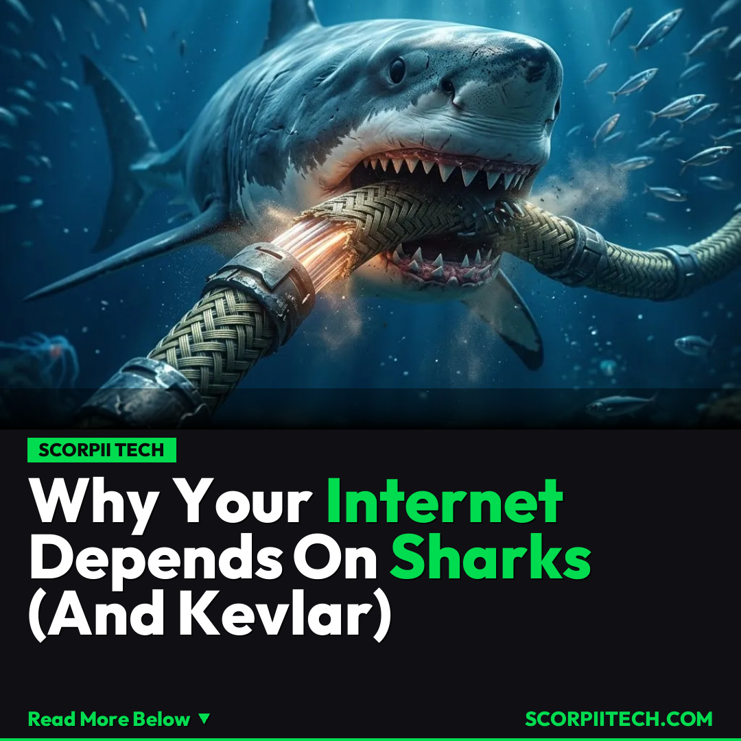 Why Your Internet Depends On Sharks (And Kevlar)