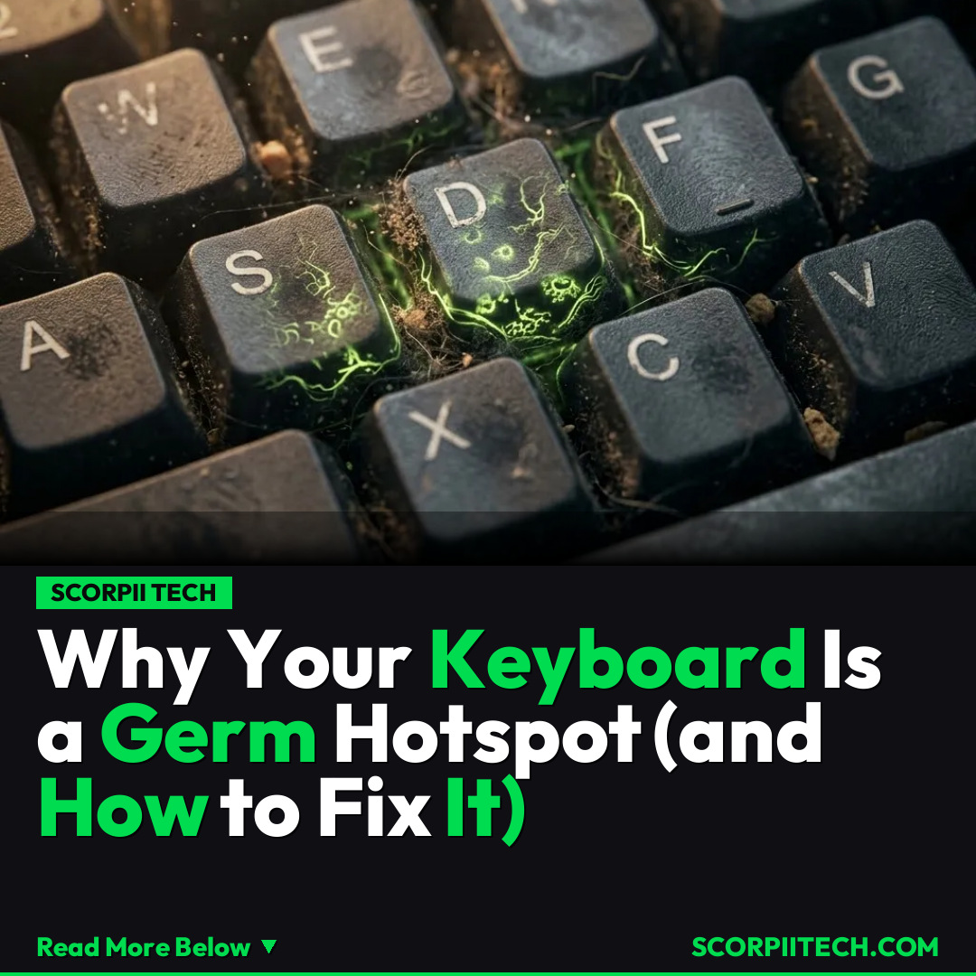 Why Your Keyboard Is a Germ Hotspot (and How to Fix It)